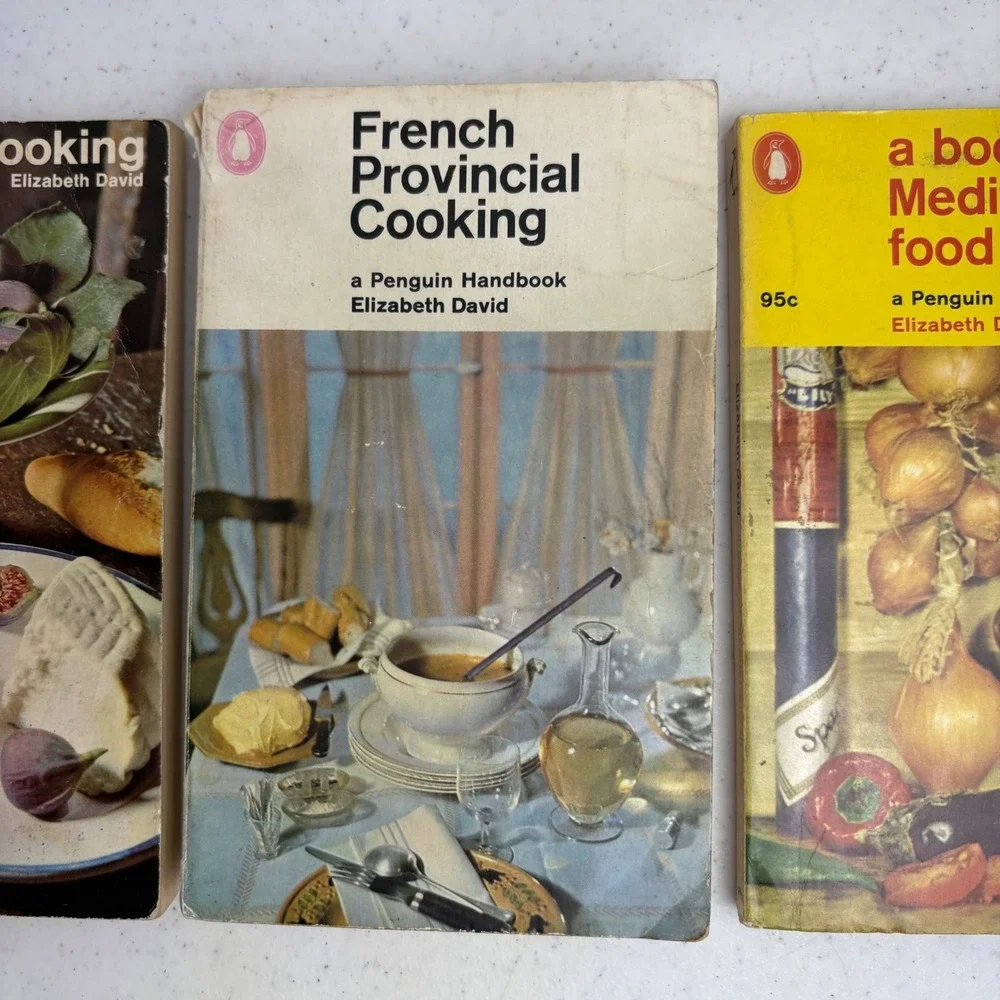 Elizabeth David Penguin Handbook Cookbooks  Mediterranean French Summer‎ Cooking